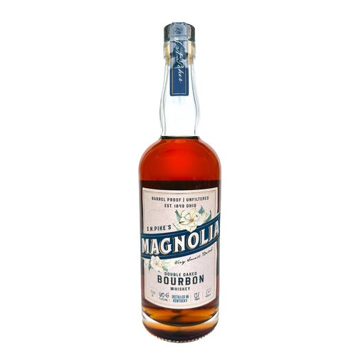 S.N. Pike's Magnolia Double Oaked Bourbon Whiskey Distilled in Kentucky Barrel Proof Unfiltered